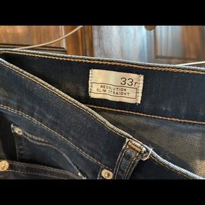 GAP Resolution Slim Straight Jeans, 33R